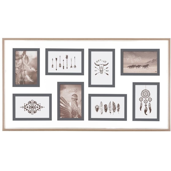 Κορνίζα Τοίχου Spitishop MDF 69.7x3.6x39 cm - Καφέ/Μαύρη image 0