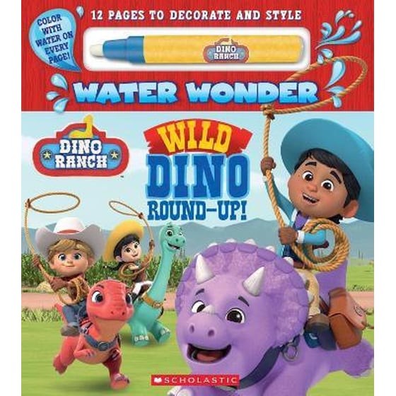 Dino Ranch: Wild Dino Round-Up! (Water Wonder Storybook) image 0