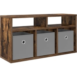 Έπιπλο Τηλεόρασης VidaXL με Συρτάρι 72 x 22,5 x 38 cm - Καπνιστή Δρυς