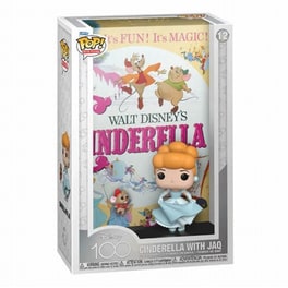 Funko Pop! Movie Posters - Disney (100th Anniversary) - Cinderella with Jaq #12