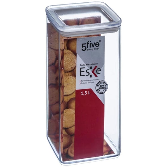 Δοχείο Τροφίμων Spitishop Πλαστικό 10.3x20.5cm - Διάφανο image 1
