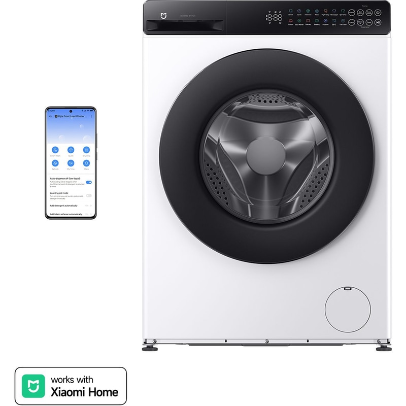 MIJIA QMP4716EU 7 kg 1.200 Στροφές Λευκό Πλυντήριο Ρούχων