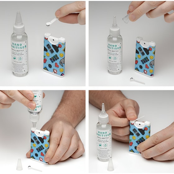 Αντισηπτικό Spray Puckator Rainbow 15 ml - Μπλε image 1