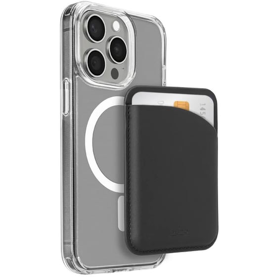 Θήκη Apple iPhone - Puro Mag Wallet Card Holder - Black image 0