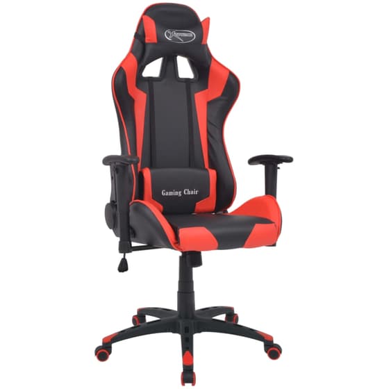 Καρέκλα Gaming VidaXL Racing από Τεχνητό Δέρμα - Μαύρη/Κόκκινη image 0