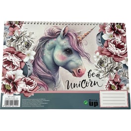 Μπλοκ Ζωγραφικής Back Me Up Α4 Magic Unicorn 30 Φύλλων