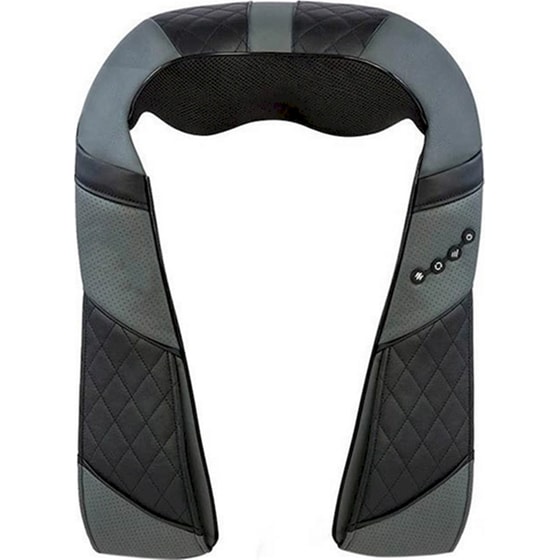 Μαξιλάρι Μασάζ Shiatsu TIMELESS TOOLS Με Υπέρυθρη Θερμότητα - Μαύρο image 0