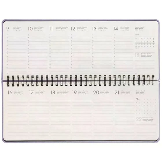 Ημερολόγιο Desk Planner Legami 2026 12Μ Mystic Lilac image 2