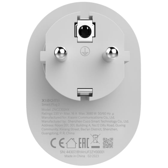 Έξυπνη πρίζα ρεύματος Xiaomi Power Plug 2 - Λευκό image 4