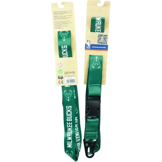 Μπρελόκ Long Lanyard NBA Milwaukee Bucks Πράσινο image 0