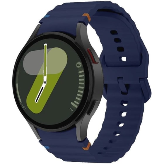 Λουράκι Samsung Galaxy Watch Fe / 7 / 6 / Classic 6 / 5 / 5 Pro / 4 / Classic 4 (47/46/45/44/43/42/40mm) - Tech-protect Silicone Sport Σιλικόνης - Navy Blue (5906302313433) image 0