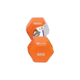 Βαράκι 5 kg Amila Εξάγωνο - Πορτοκαλί