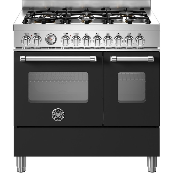 BERTAZZONI MAS96L2ENET 58/33 Lt Μαύρο Μεικτή Κουζίνα Αερίου image 0