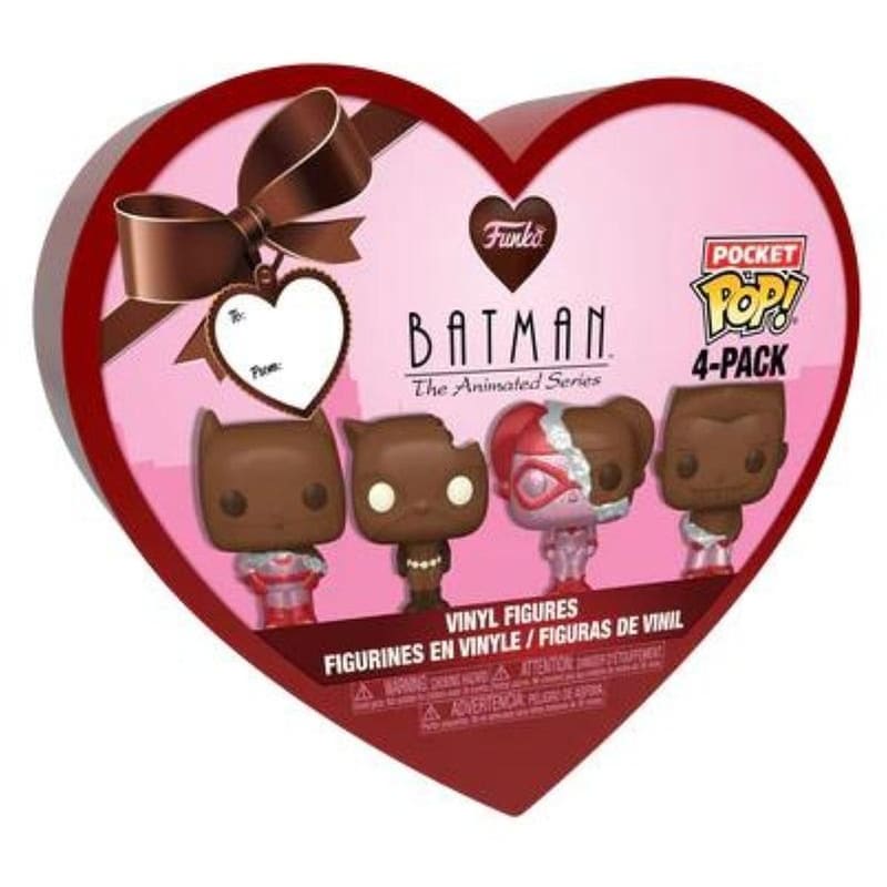Funko Pocket Pop! Dc Comics: Valentines Day – Chocolate Batman Animated Series 4-pack