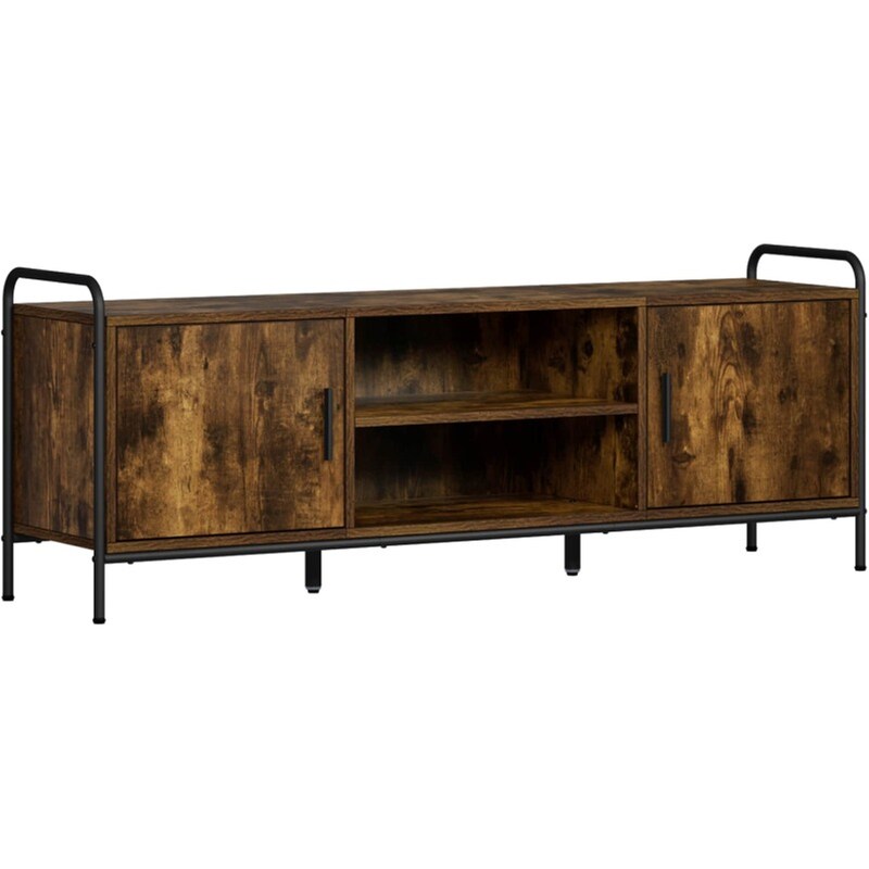 Έπιπλο Τηλεόρασης VidaXL 133x33x50 cm - Καπνισμένο Ξύλο Δρυός