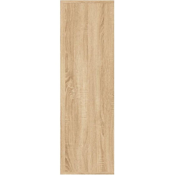 Βιβλιοθήκη VidaXL από Μοριοσανίδα 98x29x98 cm - Μπεζ/Sonoma image 4