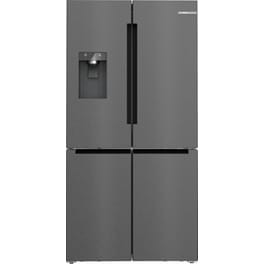 BOSCH KFI96AXEA Total No Frost 574 Lt Brushed Black Steel Ψυγείο Ντουλάπα