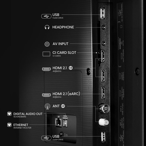 Hisense QLED 65" 4K Smart Τηλεόραση 65E7Q image 10