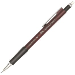 Μηχανικό Μολύβι Faber Castell με Γόμα 1347 0.7 mm Grip Μπορντό