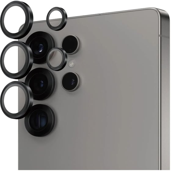 Προστατευτικό καμερών Samsung Galaxy S25 Ultra - PanzerGlass Hoops Lens Protector Black image 2