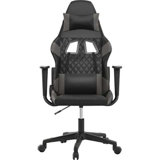 Καρέκλα Gaming VIDAXL 3143757 από Τεχνητό Δέρμα - Γκρι image 2