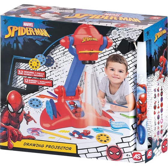 Παιχνιδολαμπάδα Προτζέκτορας Ζωγραφικής Spiderman image 0