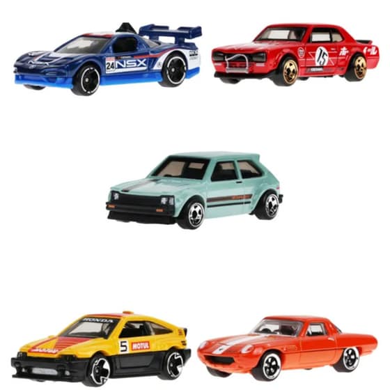 Hot Wheels Αυτοκινητάκια J Imports - 5 Σχέδια (HWR57) image 1