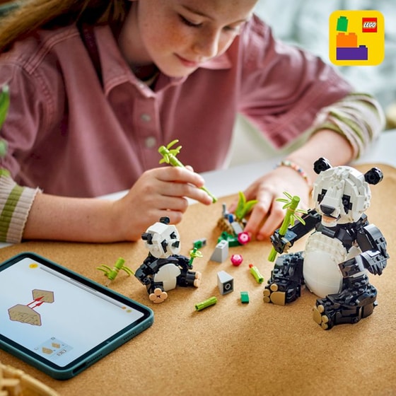 LEGO® Creator 3σε1 Άγρια Ζώα: Οικογένεια Πάντα (31165) image 7