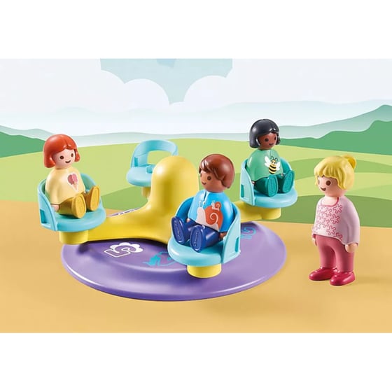 PLAYMOBIL® 1·2·3 Παιδικό καρουζέλ (71324) image 1