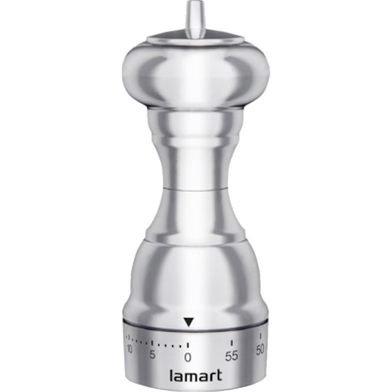 Μύλος Μπαχαρικών & Αναλογικό Χρονόμετρο Κουζίνας LAMART LT7039 Inox image 0