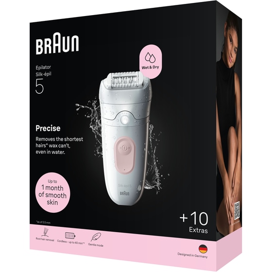 Αποτριχωτική Μηχανή BRAUN SE5-251/N Λευκό-Ροζ image 4