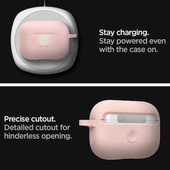 Θήκη Ακουστικών Spigen Silicone Fit για Apple AirPods Pro - Pink image 2