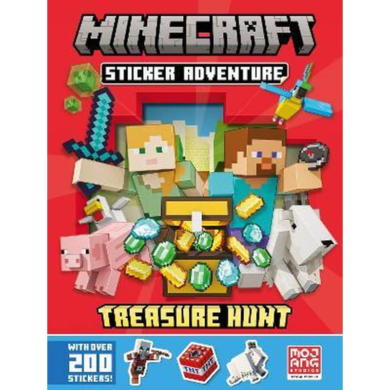 Minecraft Sticker Adventure: Treasure Hunt