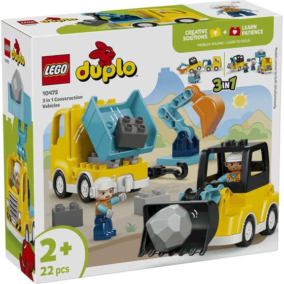 LEGO® DUPLO® Town 3 σε 1 Οχήματα Κατασκευών (10475) image 0