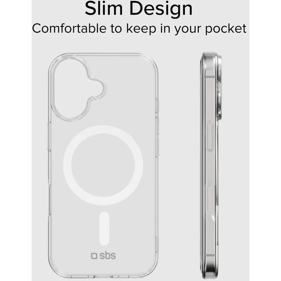 Θήκη Apple iPhone 17 - SBS Rigid MagSafe Case - Transparent image 2