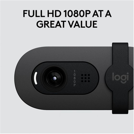 Logitech Brio 105 Web Camera με ενσωματωμένο μικρόφωνο Full HD - Graphite image 2