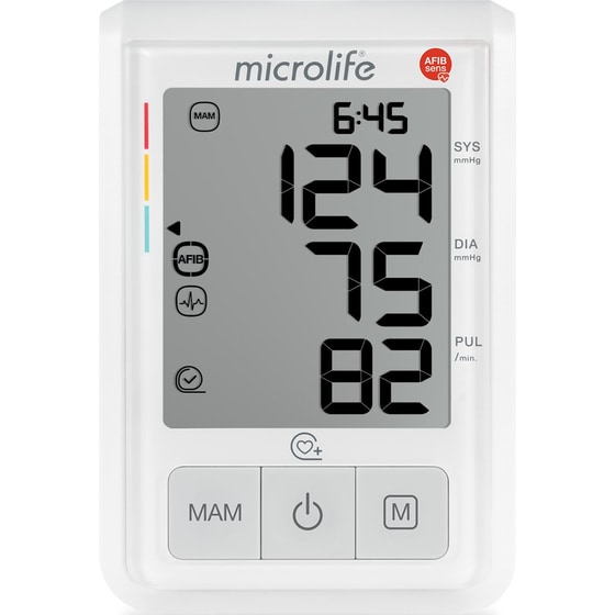 Ψηφιακό Πιεσόμετρο Μπράτσου MICROLIFE BP B3 AFIB με Ανίχνευση Αρρυθμίας Λευκό image 1