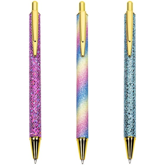 Στυλό Διαρκείας Posh+Pop Purple Background (3 Τεμάχια) image 2