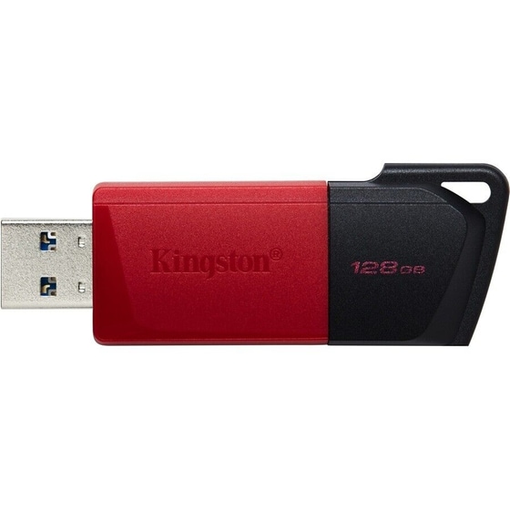 Kingston DataTraveler Exodia M 128GB USB 3.2 Stick - Μαύρο/Κόκκινο image 1