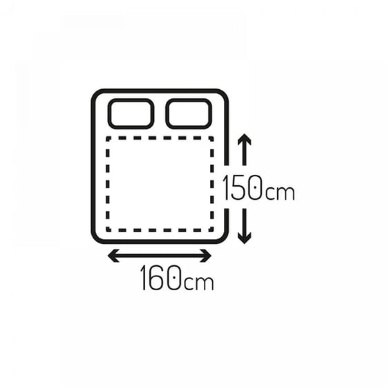 Ηλεκτρικό Υπόστρωμα CAMRY CR 7424 Διπλό 160 x 150 cm Μπεζ image 5