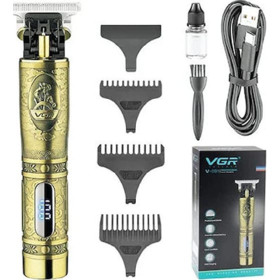 Κουρευτική Μηχανή HAIR VGR V-228 PROFESSIONAL Χρυσό image 1