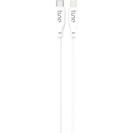 Καλώδιο Φόρτισης Tune TechFlex USB-C σε Lightning 1.5m - White
