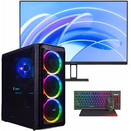 Desktop Vengeance 69i AI Edition (Ryzen-5-8600G/16GB/480GB SSD/Radeon Vega Graphics/No Os Gaming Pc + Xiaomi A27i Monitor 27″ FHD IPS)