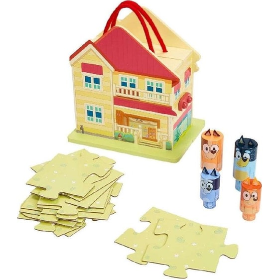 Σετ Παιχνιδιού Bluey Ξύλινο Σπίτι με 6 Φιγούρες image 1