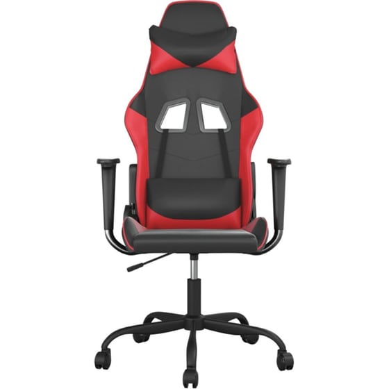 Καρέκλα Gaming VIDAXL 3143642 με Ρυθμιζόμενα Μπράτσα από Τεχνητό Δέρμα - Μαύρο / Κόκκινο image 2
