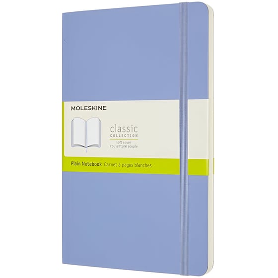 Σημειωματάριο Moleskine Ριγέ Hydrangea Blue Large (1 Τεμάχιο) image 0