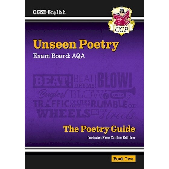 GCSE English AQA Unseen Poetry Guide - Book 2 includes Online Edition image 0