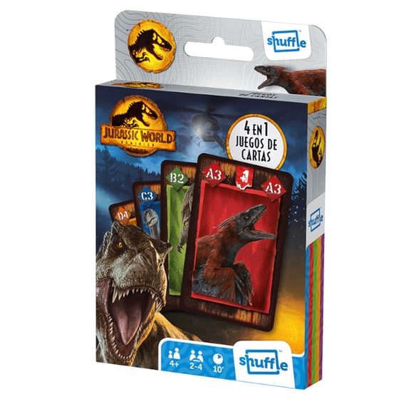 Επιτραπέζιο Cartamundi Shuffle Fun – Jurassic World (SF-06) image 1