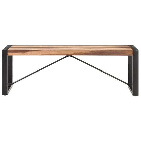 Τραπεζάκι Σαλονιού VidaXL από Μασίφ Ξύλο Sheesham 120x60x40cm - Καφέ image 2