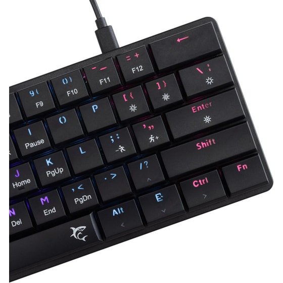 White Shark Nagamaki Ενσύρματο Gaming Πληκτρολόγιο με Brown διακόπτες - Black (US) image 4
